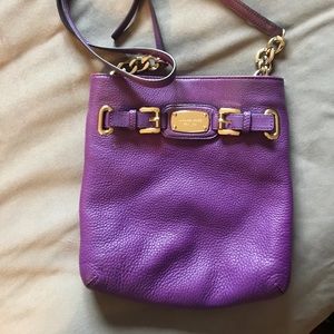 Purple Michael Kors crossbody.